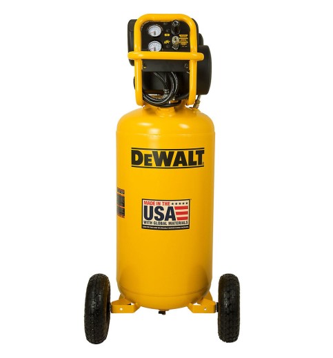 DEWALT 27 Gallon 200 PSI Portable Vertical Electric Air Compressor DEWALT 27 Gallon 200 PSI Portable Vertical Electric Air Compressor
