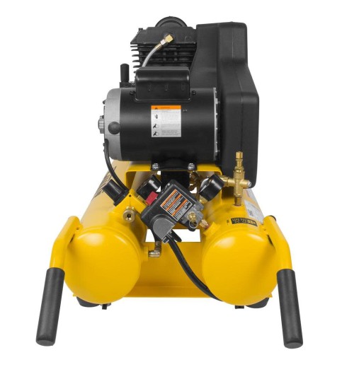 DEWALT 8-Gallon Portable 155-PSI Electric Twin Tank Wheelbarrow Air Compressor DEWALT 8-Gallon Portable 155-PSI Electric Twin Tank Wheelbarrow Air Compressor