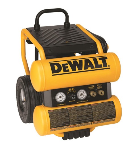 DEWALT Heavy-Duty 1.1 HP 4 Gallon Electric Air Compressor (D55154) DEWALT Heavy-Duty 1.1 HP 4 Gallon Electric Air Compressor (D55154)