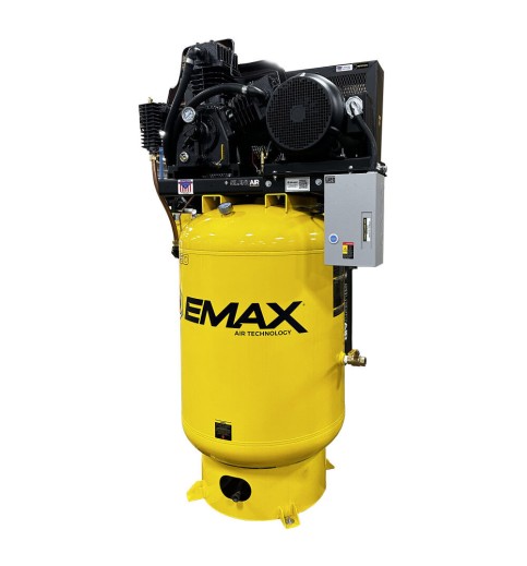 EMAX 208V 15HP 3PH 120 Gallon Vertical Air Compressor