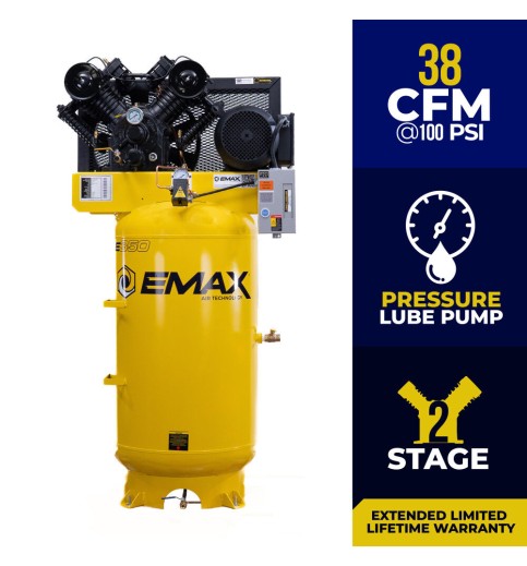 EMAX 80 Gallon 175 Psi 10HP Vertical Air Compressor