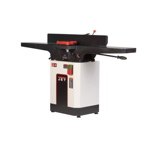 JET Black 8 Inch Helical Head Jointer 2HP, 1PH, 230V