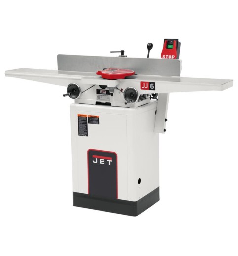 JET JJ-6HHDX 6 In. Long Bed Jointer with Helical Head Kit