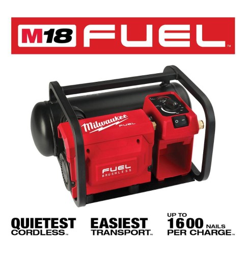 Milwaukee M18 FUEL 2 Gallon Compact Quiet Compressor (Bare Tool) Milwaukee M18 FUEL 2 Gallon Compact Quiet Compressor (Bare Tool)
