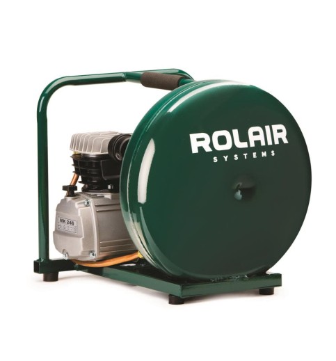 Rolair 2 HP (115V) 4.1 CFM@90PSI 4.5 Gall Vertical Pancake Compressor Rolair 2 HP (115V) 4.1 CFM@90PSI 4.5 Gall Vertical Pancake Compressor