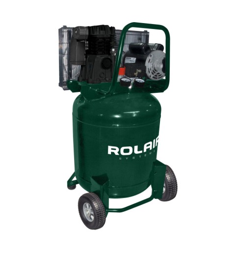 Rolair 29 Gallon 2HP 6.2 CFM Electric Wheeled Portable Air Compressor Rolair 29 Gallon 2HP 6.2 CFM Electric Wheeled Portable Air Compressor