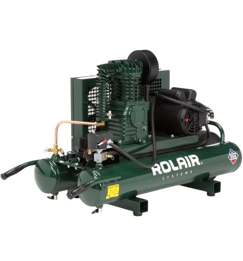 Rolair 9 Gallon Twin Tank Compressor Rolair 9 Gallon Twin Tank Compressor