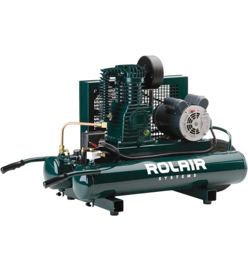 Rolair 9 Gallon Twin Tank Compressor with Dual Controls Rolair 9 Gallon Twin Tank Compressor with Dual Controls