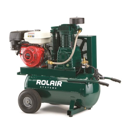 Rolair 9 HP Honda 20.1 CFM@90PSI 20 Gallon Compressor Rolair 9 HP Honda 20.1 CFM@90PSI 20 Gallon Compressor