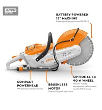 Stihl TSA 300 12 Inch 36V Cordless Battery-Powered Cut-Off Machine (Bare Tool)