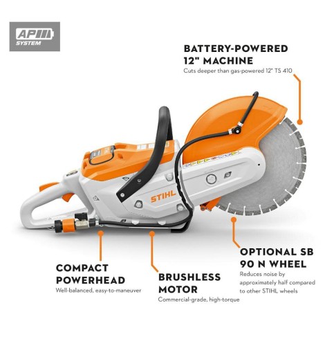 Stihl TSA 300 12 Inch 36V Cordless Battery-Powered Cut-Off Machine (Bare Tool) Stihl TSA 300 12 Inch 36V Cordless Battery-Powered Cut-Off Machine (Bare Tool)
