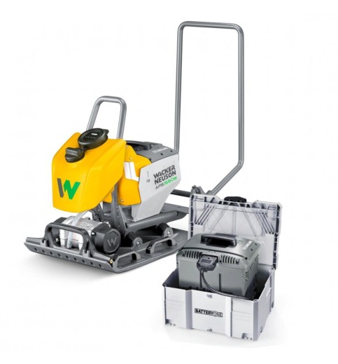 Wacker Neuson APS1550WE Battery Vibratory Plate with 2 BOB10 Batteries & Quick Charger Wacker Neuson APS1550WE Battery Vibratory Plate with 2 BOB10 Batteries & Quick Charger